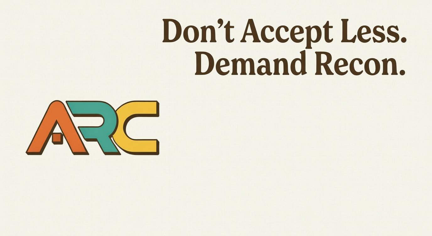 Appraisal Recon Co. — Don't Accept Less. Demand Recon.